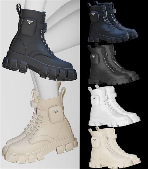 prada shoes sims4|sims 4 prada boots.